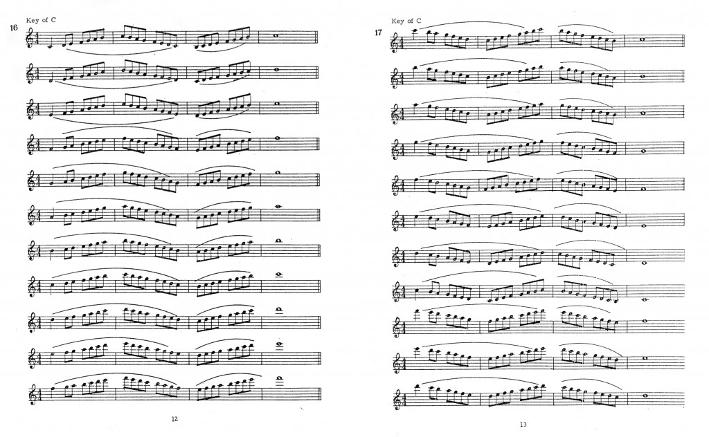 Viola, Joseph - Technique of the Saxophone - Volume 1 - Scale Studies - C Major